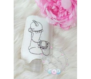 Stickdatei ITH - Handgeltasche Lama